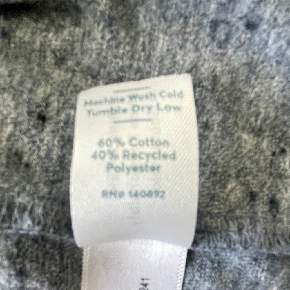 Marine Layer Signature Pocket T-Shirt Soft Heather Grey Striped Pocket Size L - Picture 8 of 9